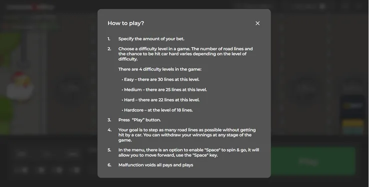 play chicken road online